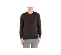 PULLOVER A GIROCOLLO IN LANA MARRONE