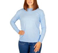 Pullover a Maglia Fine da Donna. Maglione a Maniche Lunghe per l'inverno e l'Autunno. Maglione a Collo Rotondo. Taglia M
