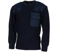 Pullover Blu Bundeswehr Bw Marine Luftwaffe Esercito Tedesco Taglia 52