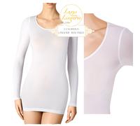 Pullover Buenos Aires Di Wolford L Grande Bianco Camicia Trasparente