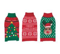 Pullover cane natalizio piccola taglia, Santa's House