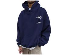 Pullover con cappuccio da uomo, a maniche lunghe, con cappuccio, leggero, sciolto, casual, per autunno e inverno, felpa con cappuccio oversize pullover termico in pile capispalla tinta unita