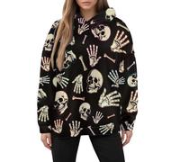 Pullover con Perline Firmate Economiche E Spalle Nere Primaverili Blocchi Fiamme Le Essentials Smoking Casual Cowboy Stampate Economici Gioiello Brillantini Perle Barchetta Effetto