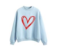 Pullover con Stelle Felpe Scollo Cut Cropped Invernale Grigi Outfit Orecchie Cuore Abbinamenti Saw alla Americane Stilose Pois Piume Jacquard Ricamati Neve Pail