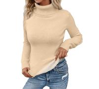 Pullover da donna foderato in pile maglione lavorato a maglia slim fit top dolcevita maglione lavorato a maglia calda camicia a maniche lunghe casual dolcevita maglione a maniche lunghe top donna