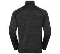 Pullover da uomo Odlo Strato medio 1/2 zip ESSENTIAL THERMAL (nero melange) S