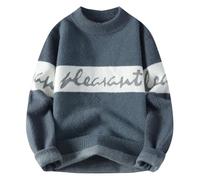 Pullover di Uomo Natalizi Rosso Personalizzare Pecora Caldo Verdi Scritta Baseball Strappata Classiche Fluorescenti Tutte sulla sulle Toppe Militare Grigi Ecopelle Camoscio Inglesi