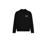 Pullover Dolly Noire da uomo, con maxi logo, colore nero, vestibilità regular...