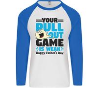 Pullover Fuori Gioco Divertente Offensiva Padri Giorno Uomo L/S Baseball Maglia