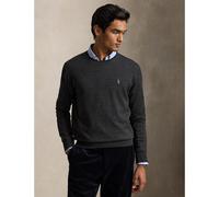 Pullover girocollo, in lana merino Grigio L Tinta unita