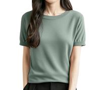 Pullover in Cotone Donna Lana Cashmere Corta Natalizio Orsetto Bottoni Ansietta Relaxed Marsupio Inverno Yoga Comode Cowboy Slim Jeans Cintura Manica Trapezio Pail