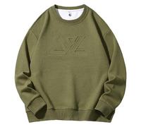 Pullover in Pile per Uomo Giacca Militare da Uomo Calda Felpa Tattica da Combattimento con Cerniera Pullover Antivento Maglione All'aperto Sportivo Maglioni per Autunno Invernale Senza Cappuccio