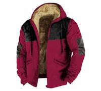 Pullover Invernale Da Uomo In Pile Termico Caldo Spesso Cappotti Di Lana | Gilet Alta Visibilità Moto Gilet Refrigerante Moto Giacca Invernale Impermeabile Giacca Antipioggia Impermeabile Trench Uomo
