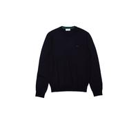 Lacoste Pullover da Uomo in lana Merino con Collo Rotondo Blu Navy III / S Blu