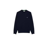 Pullover Lacoste da uomo, in cotone colore blu codice articolo AH0128 166