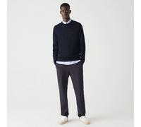 Lacoste Pullover da Uomo in lana Merino con Collo Rotondo Blu Navy IV / M Blu