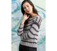 Pullover - Lang Yarns Lino - Modello Pacchetto - Kit Di Maglieria Con Istruzioni