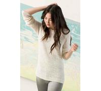 Pullover - Lang Yarns Lino - Modello Pacchetto - Kit Di Maglieria Con Istruzioni