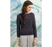 Pullover - Lang Yarns Lino - Modello Pacchetto - Kit Di Maglieria Con Istruzioni