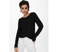 Pullover maglia donna basic stretch manica lunga girocollo ONLY