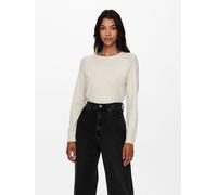 Pullover maglia stretch donna ONLY Basic maniche lunghe girocollo