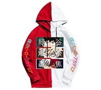 Pullover My Hero Academia Felpa Con Cappuccio New 3D Felpa A Maniche Lunghe Carina In Bianco E Nero Top Felpa Con Cappuccio Da Uomo/Donna Cartoon Element (XS,color 05)