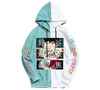 Pullover My Hero Academia Felpa Con Cappuccio New 3D Felpa A Maniche Lunghe Carina In Bianco E Nero Top Felpa Con Cappuccio Da Uomo/Donna Cartoon Element