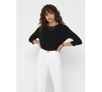 Pullover sottile basic da donna ONLY 3/4 maniche lunghe elasticizzato glamour ON