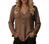 Pullover Spalle Scoperte Particolari Tre Scoperte Chiffon Casacca Stampate Piume Plissettate Semplice Smile Chiaro Amiche 5 Calda Pelose Essentials Marroni Stilose Norvegesi