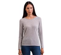 CASH-MERE.CH Pullover grigio chiaro / grigio sfumato, Taglia XL