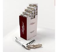 PULLTAP'S Classic 500 - Set di 10 cavatappi da cameriere professionale, con doppia leva articolata, tagliacapsule e apritappi, prodotto in Spagna