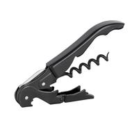 PULLTAP'S GENUINE Cavatappi a due tempi per uso professionale Classic 500, tutto nero (cataforesi nero), brevetto e prodotto in Spagna