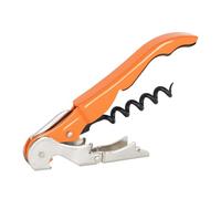 PULLTAP'S GENUINE Classic 500 Arancia - Cavatappi da cameriere per uso professionale - Made in Spagna - Include doppia leva articolata - Coltello tagliapsule e apribottiglie