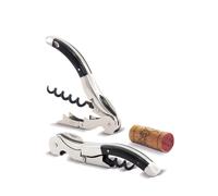 Pulltex Pulltaps Cordoba - Set di cavatappi con manico in corno fatto a mano, con custodia in pelle