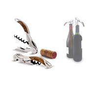 Pulltex 107-706-00 Pulltap' s Toledo, in Acciaio Inox, Colore: Argento/Marrone, 18.6 x 12 x 2.3 cm, Inossidabile, Silver/Brown, REGOULAR