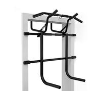 PULLUP & DIP barra per trazioni senza trapano con stazione di immersione - barra per porte con barra immersioni - estensione della barra per immersioni per la casa - set per trazioni per calisthenics