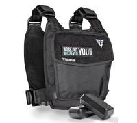 PULLUP & DIP Giubbotto Zavorrato 1-15Kg - Gilet con Pesi regolabile per Uomo e Donna - Gilet aderente con pesi in ferro Rimovibili - Adatto per Palestra, Allenamento Della Forza, Corsa, Calisthenics