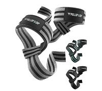 PULLUP & DIP Straps palestra per l'allenamento della forza, fascette palestra imbottite per il sollevamento pesi, bodybuilding, stazione pull down, stacchi da terra, lifting straps (1 paio)