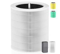 Pulluty Core 600S - Filtro di ricambio per purificatore d'aria Levoit Core 600S & Core 600S-P, 3 in 1 H13 True Hepa con filtro ai carboni attivi, per case grandi, Core 600S-RF, confezione da 1, bianco