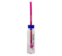 PULMO-TRAIN Voice - Set di tubi in silicone per allenamento vocale, in diversi colori - tubo, bottiglia e supporto - adatto per parlare, allenamento vocale e educazione parlante (rosa, 1 set)