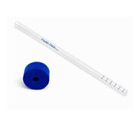 PULMO-TRAIN Voice - Set di tubi in silicone per allenamento vocale, in diversi colori, tubo e supporto, adatto per parlare, allenamento vocale, educazione vocale e parlante (trasparente, 25 set)