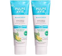 Pulpe de Vie - Dentifricio Bianchezza Certificato BIO Minter Is Coming 75ml - Anti-gaspi! Limone - Gusto menta - 99,5% di attivi naturali - Protettore denti e gengive (Confezione da 2)