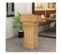 Pulpito Conferenze, Leggii In Legno Supporto Per Podio Per Carichi Pesanti Pulpiti Per Chiese Con Cassetto E Ampia Area Di Stoccaggio Per Il Ristorante Dell'ufficio Dell'hotel Seminario(Light Walnut)