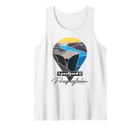 Pulpito Rock Preikestolen Norvegia Lysefjord Viaggi Escursionismo Regalo Canotta