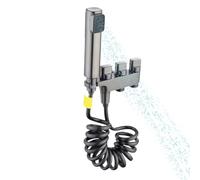 Pulporpheur Bidet De Toilette - Kit Lavaggio A Mano, In Acciaio Inox | Pulizia Pressione 'acqua Regolabile, Tubo Flessibile La Prova Delle Perdite Accessorio Per L'Igiene Bagno Istruzione Facile P