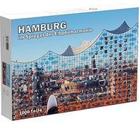 puls entertainment GmbH- Amburgo nello Specchio dell'Elbphilharmonie, 1000 Pezzi, Multicolore, 22222