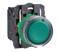 PULS.LUM.LED 230V NA+NC VERDE