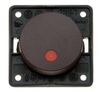 Pulsador con ind. Integro marrón