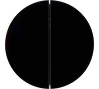 Pulsador KNX radio quicklink doble, serie berker R.1 de hager, negro