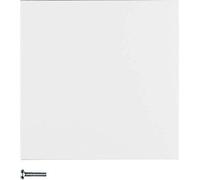 Pulsador KNX radio quicklink simple, series berker S.1/ B.3/ B.7 de hager, blanco polar, mate